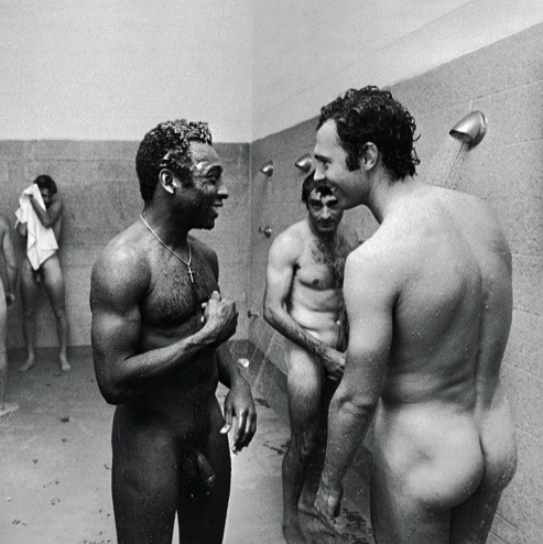 Péle and Beckenbauer in the Shower, Fort Lauderdale 1977